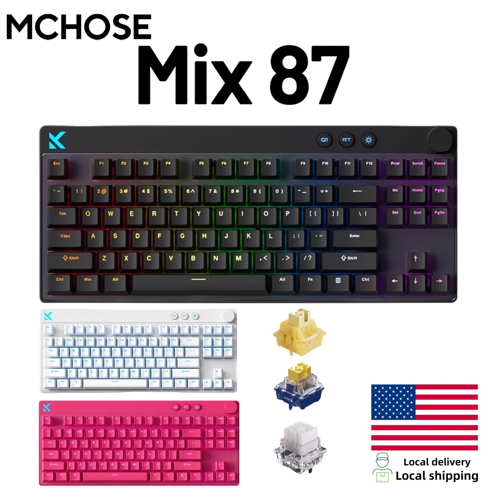 Gaming Keyboard Hot Swappable - لوحة مفاتيح ألعاب سلكية مغناطيسية Mchose