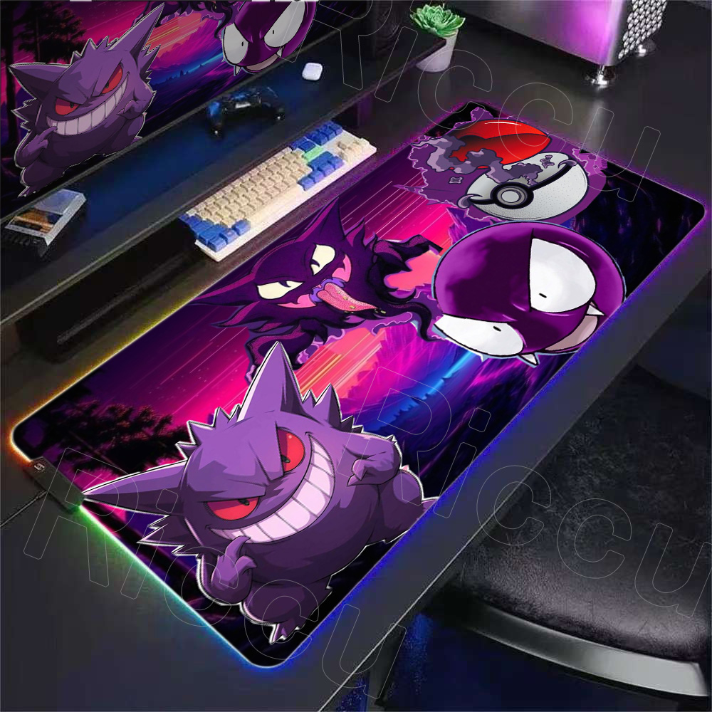 Gaming Keyboard 2026 - لوحة ماوس كبيرة للألعاب بتصميم بوكيمون