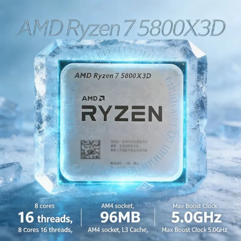 Amd Cpu Ryzen 7 - معالج AMD Ryzen 7 5800X3D للألعاب