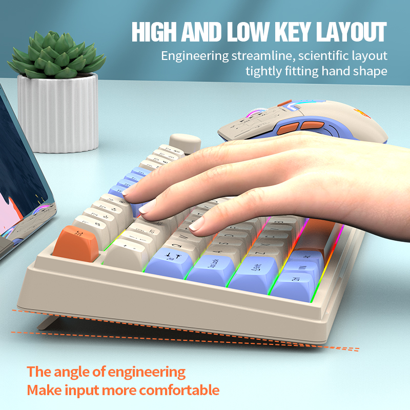 2.4G مجموعة لوحة مفاتيح وماوس  - مراجعة Gaming Keyboard No Rgb وسعره