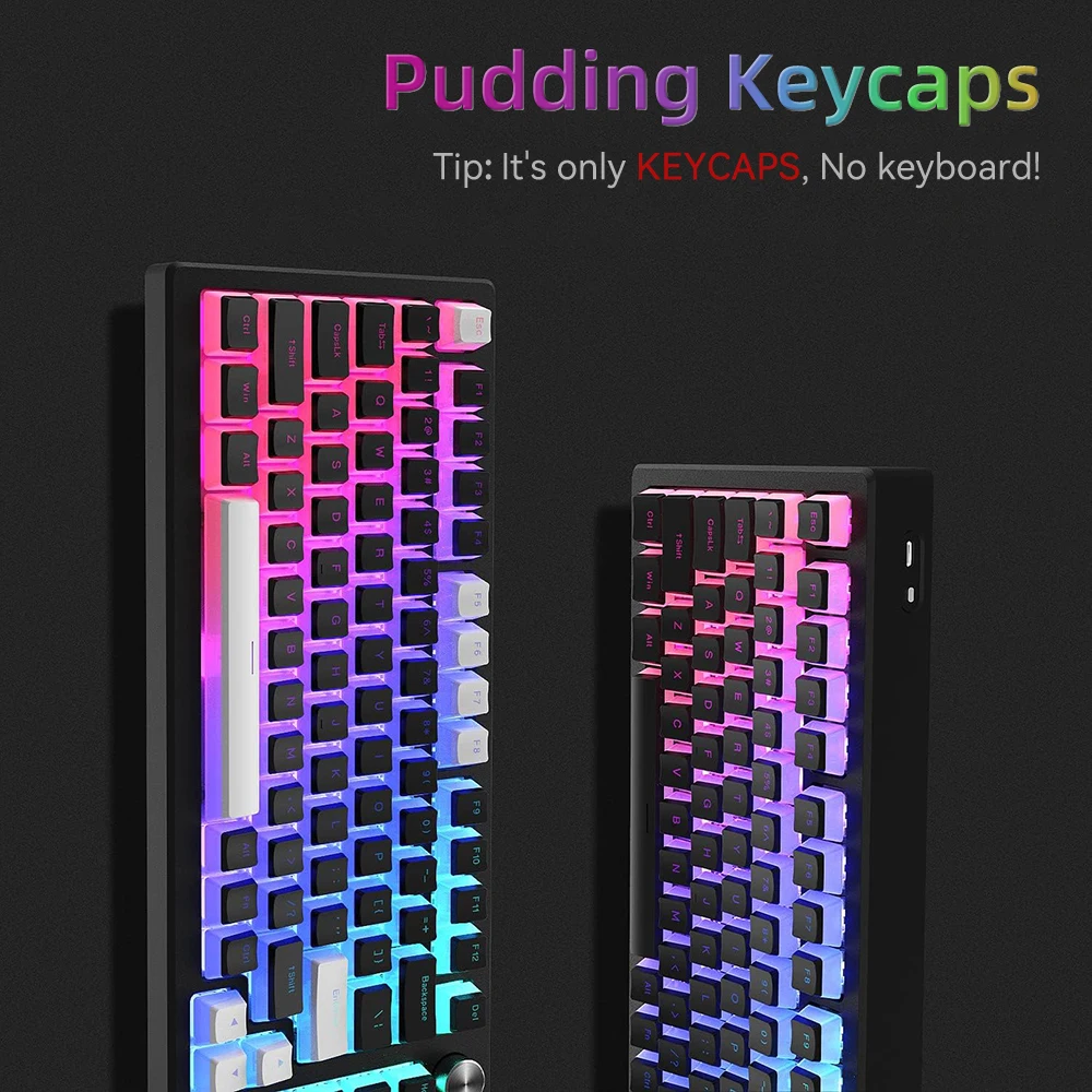 أغطية مفاتيح PBT جديدة 129 مفت - مراجعة Keyboard Gaming Blue Switch وسعره