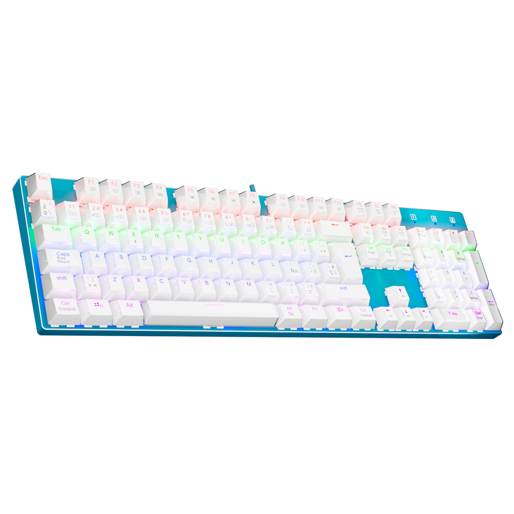 لوحة مفاتيح ميكانيكية سلكية لل - مراجعة Keyboard Gaming Blue Switch وسعره