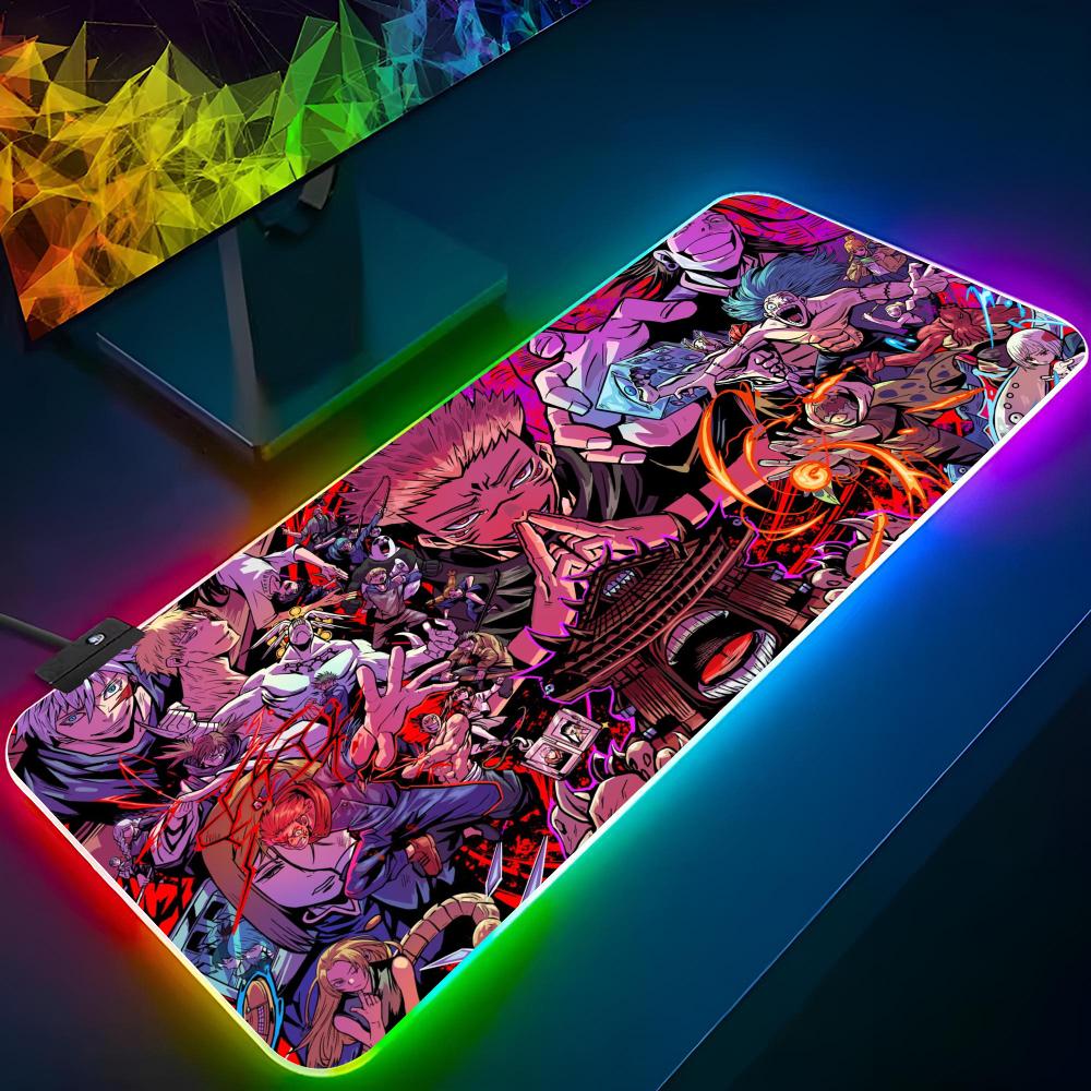 لوحة ماوس أنيمي J-jujutsu K-ka - مراجعة Gaming Keyboard No Rgb وسعره