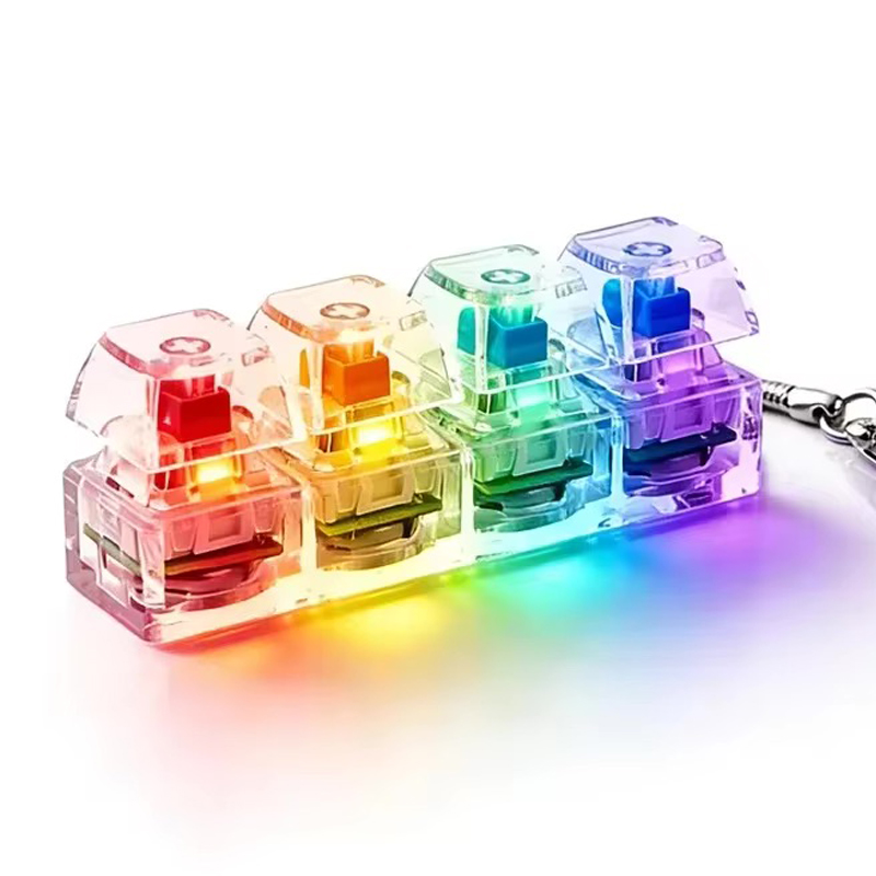 مفتاح لوحة مفاتيح مضيء بـ 4 أز - مراجعة Gaming Keyboard Test وسعره