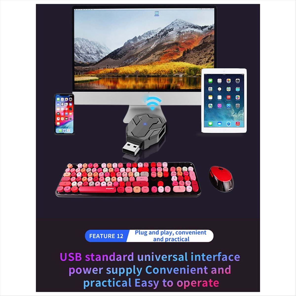 (A15I) محول لوحة مفاتيح وماوس  - مراجعة Gaming Keyboard Mini وسعره